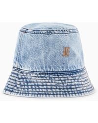 ARMANI EXCHANGE - Bucket Hat Denim Leggero - Lyst