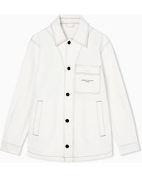 ARMANI EXCHANGE - Cotton Bull Denim Blouson - Lyst