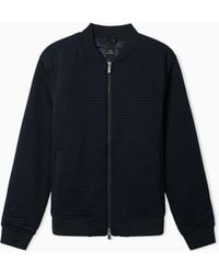 ARMANI EXCHANGE - Stretch Bomber Jacket - Lyst