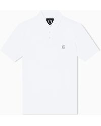 ARMANI EXCHANGE - Polo De Algodón De Corte Regular - Lyst