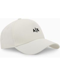 ARMANI EXCHANGE - Cappello Con Visiera E Logo Ricamato - Lyst