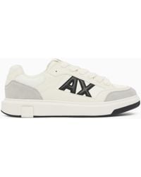 ARMANI EXCHANGE - Sneaker Stringata Con Inserto - Lyst