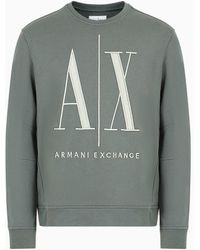 Armani Exchange - Felpa Icon Project In Cotone French Terry - Lyst