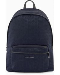 ARMANI EXCHANGE - Technical Fabric Backpack - Lyst