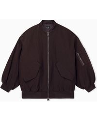 ARMANI EXCHANGE - Oversized Blouson Jacket - Lyst