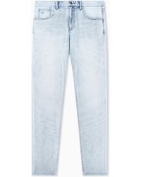 ARMANI EXCHANGE - Comfort Slim Fit Five-Pocket Pants - Lyst
