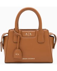 ARMANI EXCHANGE - Handbag With Shoulder Strap And Logo - Lyst