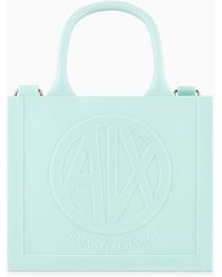 Armani Exchange - Milky Bag With Embossed Logo In Recycled Material - Lyst