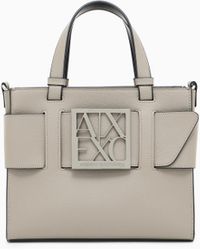 ARMANI EXCHANGE - Tote Bag Media Con Doppi Manici E Tracolla - Lyst