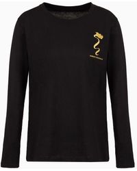 Armani Exchange - Long Sleeves T-shirts - Lyst