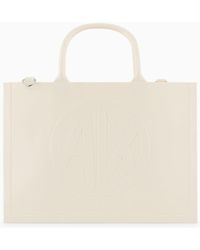 Armani Exchange - Milky Bag Avec Logo Embossé En Matériau Recyclé - Lyst