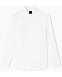 ARMANI EXCHANGE - Chemise En Jacquard De Coton Coupe Régulière - Lyst