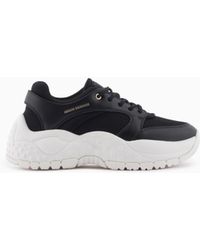 ARMANI EXCHANGE - Urban Chic Mesh Sneakers - Lyst