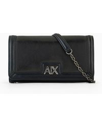 Armani Exchange - Wallet On Chain Con Logo - Lyst