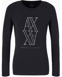 Armani Exchange - Camisetas De Manga Larga - Lyst