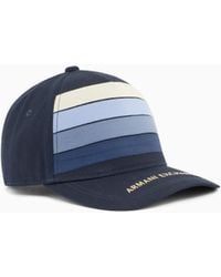 ARMANI EXCHANGE - Farbblock-Schirmmütze - Lyst