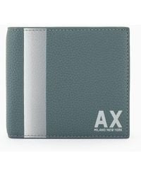 Armani Exchange - Book Wallet With Contrast Band And Logo - Lyst