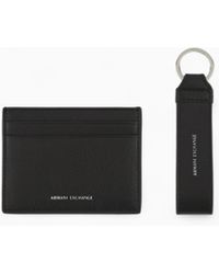 ARMANI EXCHANGE - Cardholder And Keychain Set - Lyst