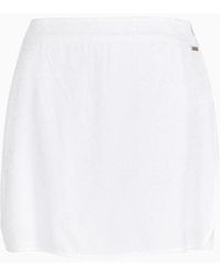 Armani Exchange - Shorts In Satin Jacquard Fabric - Lyst