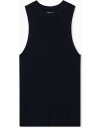 ARMANI EXCHANGE - Round-Neck Top - Lyst