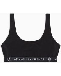 Armani Exchange - Bralette Bra - Lyst