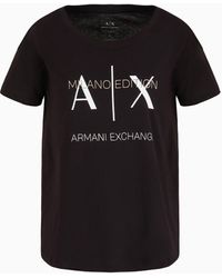 Armani Exchange - T-shirts Décontractés - Lyst