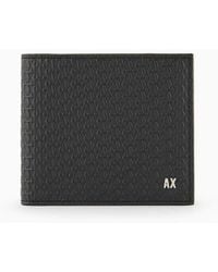 Armani Exchange - Leather Book Wallet - Lyst