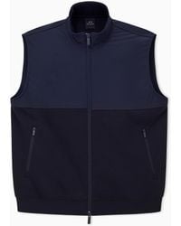 ARMANI EXCHANGE - Full-Zip Vest - Lyst