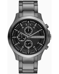 ARMANI EXCHANGE - Watch With Steel Strap - Lyst