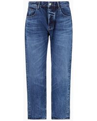 Armani Exchange - J82 Loose Tapered Fit Jeans In Non-stretch Washed Denim - Lyst
