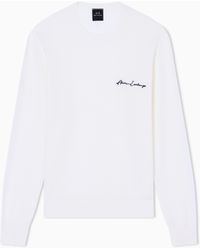 ARMANI EXCHANGE - Crew Neck Sweater - Lyst