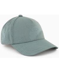 Armani Exchange - Hat With Visor And Allover Logo - Lyst