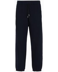 Armani Exchange - Jogger Trousers With Logo Tape - Lyst