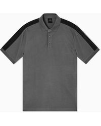 ARMANI EXCHANGE - Polo De Corte Regular Con Cinta En Contraste - Lyst