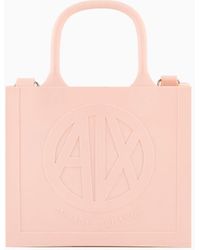 Armani Exchange - Milky Bag Con Logo In Rilievo In Materiale Riciclato - Lyst