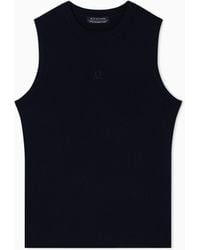 ARMANI EXCHANGE - Recycled Viscose Top - Lyst