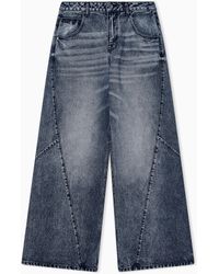 ARMANI EXCHANGE - Oversized Fit 5-Pocket Pants - Lyst