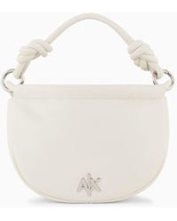 Armani Exchange - Small Round Handbag With Logo - Lyst
