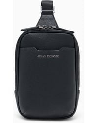ARMANI EXCHANGE - Crossbody Bag With Adjustable Strap And Zip Closure - Lyst