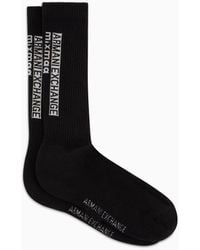 Armani Exchange - Socks With Logo In Asv Fabric - Lyst