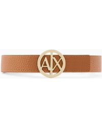 ARMANI EXCHANGE - Plate Belt Regular Fit - Lyst