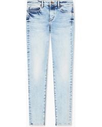 ARMANI EXCHANGE - Super Skinny Stretch Denim Jeans With Details - Lyst