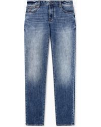 ARMANI EXCHANGE - Skinny-Fit Five-Pocket Pants - Lyst