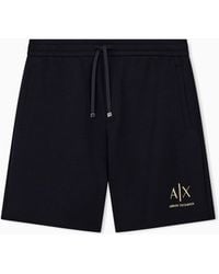 ARMANI EXCHANGE - Shorts Bonded Stretch Cotton Jersey Regular Fit - Lyst