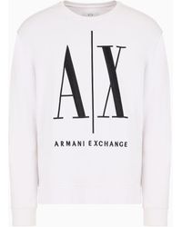 Armani Exchange - Sweatshirt Mit Aufdruck - Lyst