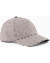 ARMANI EXCHANGE - Gorra De Béisbol De Algodón Con Motivo En Relieve Essential - Lyst