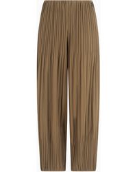 ARMANI EXCHANGE - Wide Trousers - Lyst