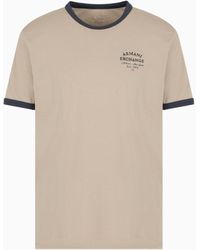ARMANI EXCHANGE - T-Shirt Coupe Standard En Coton Biologique Asv - Lyst
