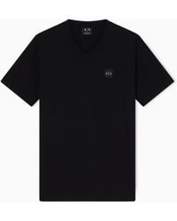 ARMANI EXCHANGE - Regular Fit Cotton T-Shirt - Lyst
