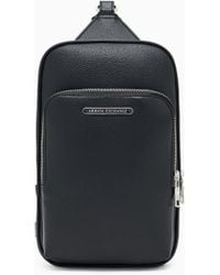 ARMANI EXCHANGE - Faux Leather One-Shoulder Backpack - Lyst